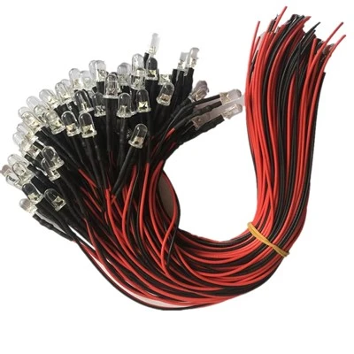 LED DIP pre-cablat de 5 mm
