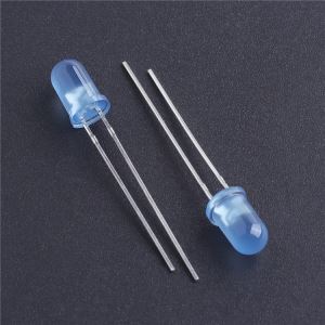 5 mm albastru prin gaura LED